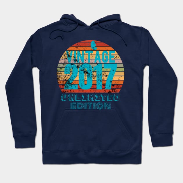 vintage 2017 retro sunset Hoodie by J&R collection